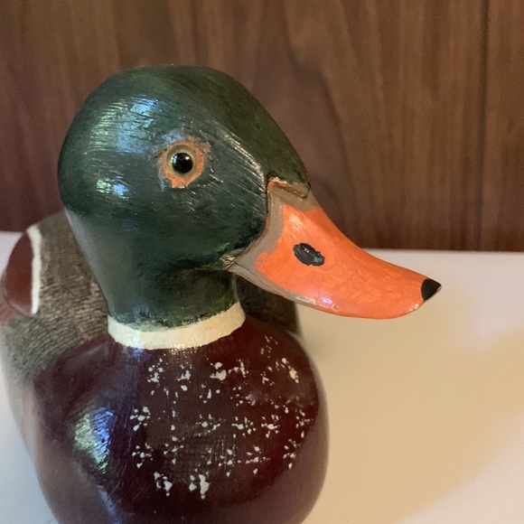 Wood hand painted duck decor - Picture 4 of 7